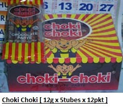 [  12g x 5sticks x 12pkts ] Choki Choki [Chocolate / ChocoCashew / ChocoMilk ] Halal