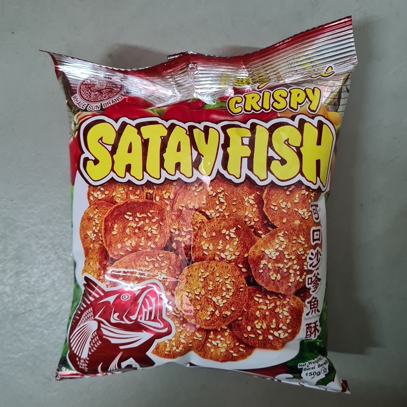 WhaleSun Original Crispy Satayfish 150g x 6pkts