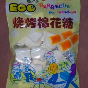 [ 130g x 10 packs ] EGO BBQ Marshmallow ( Plain ) Halal