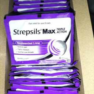 [ 6 loz x 24packs ] Strepsils MAX T/A Purple