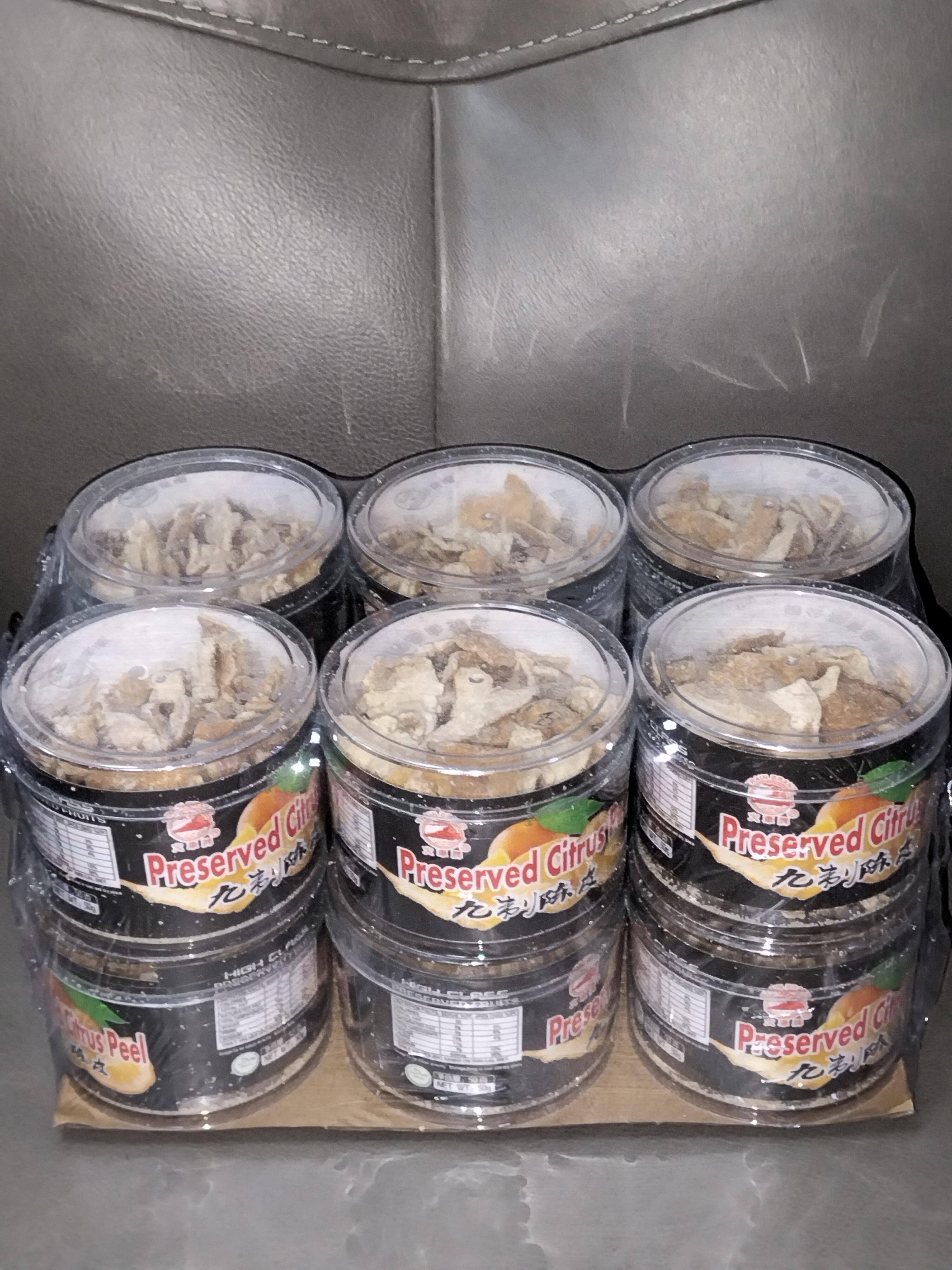 [ 50g x 12tubs ] Preserved Citrus Mandarin Peel